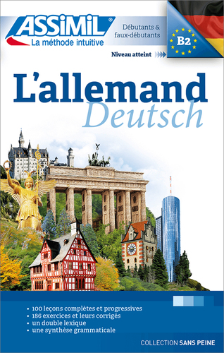 Couverture de L'allemand - Deutsch : Apprentissage de la langue : Allemand