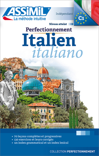 Couverture de Perfectionnement Italien - Italiano : Apprentissage de la langue : Italien